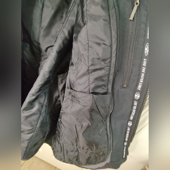 Joe Rocket Men’s Padded Armored Racing Touring Motorcycle Jacket, 2XL BLACK - Picture 7 of 8